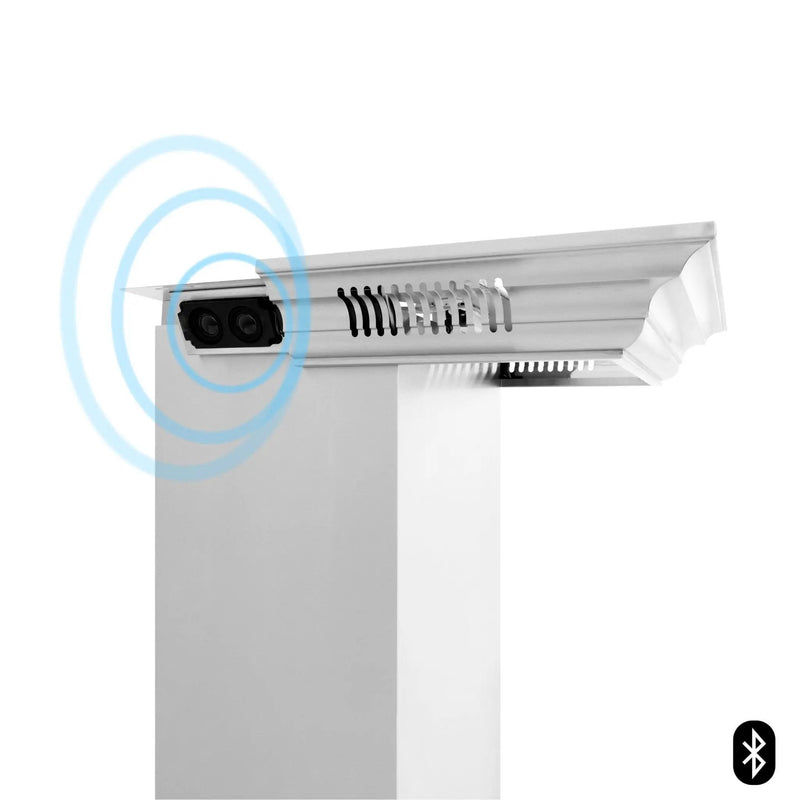 ZLINE Crown Molding With Built-In CrownSound® Bluetooth Speakers (CM6-BT-697) by Farmhouse Kitchen and Bath