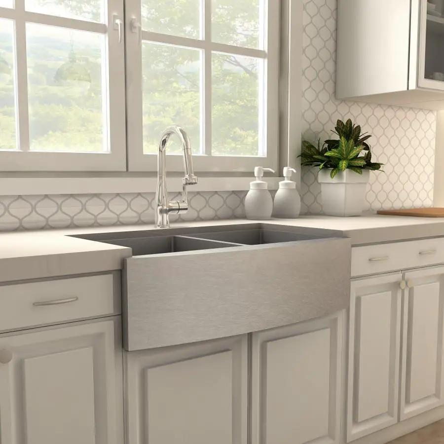 ZLINE Dali Kitchen Faucet in Chrome, DAL-KF-CH by Farmhouse Kitchen and Bath