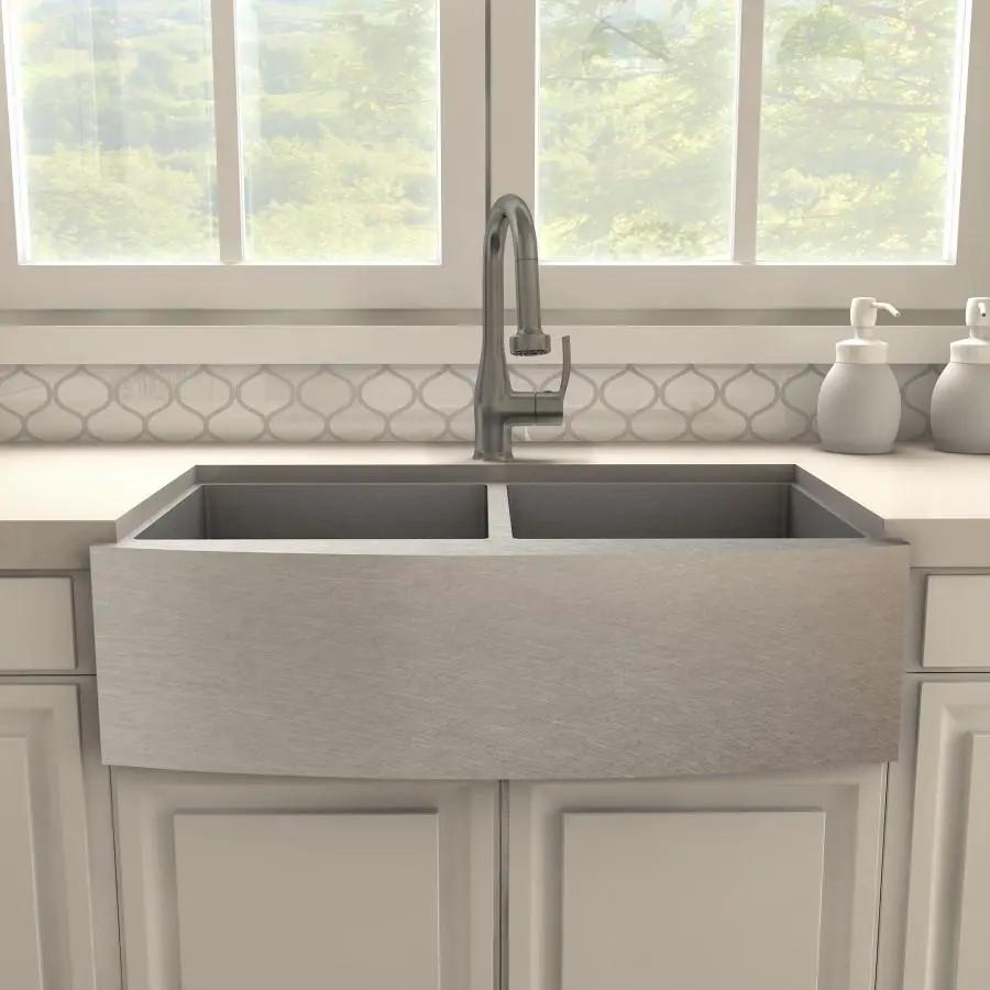 ZLINE Dali Kitchen Faucet in Gun Metal, DAL-KF-GM by Farmhouse Kitchen and Bath