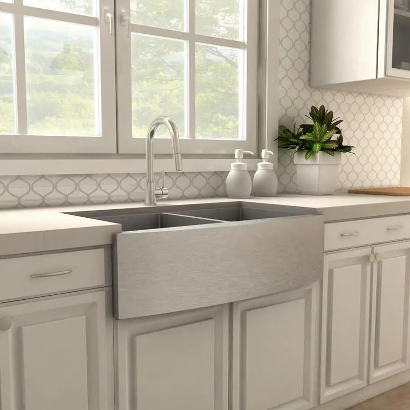 ZLINE Dante Kitchen Faucet in Brushed Nickel, DNT-KF-BN by Farmhouse Kitchen and Bath