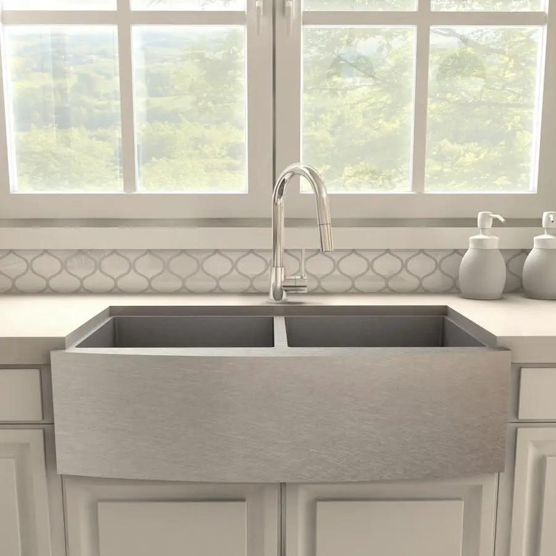 ZLINE Dante Kitchen Faucet in Chrome, DNT-KF-CH by Farmhouse Kitchen and Bath