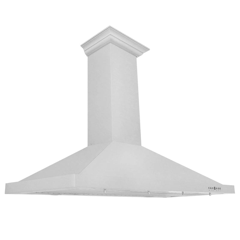 ZLINE Designer Series DuraSnow® Wall Mount Range Hood 8KBS-48 by Farmhouse Kitchen and Bath