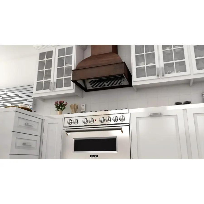 ZLINE 30" Wooden Wall Range Hood, Hamilton, Remote Motor, 369WH-RD-30 by Farmhouse Kitchen and Bath