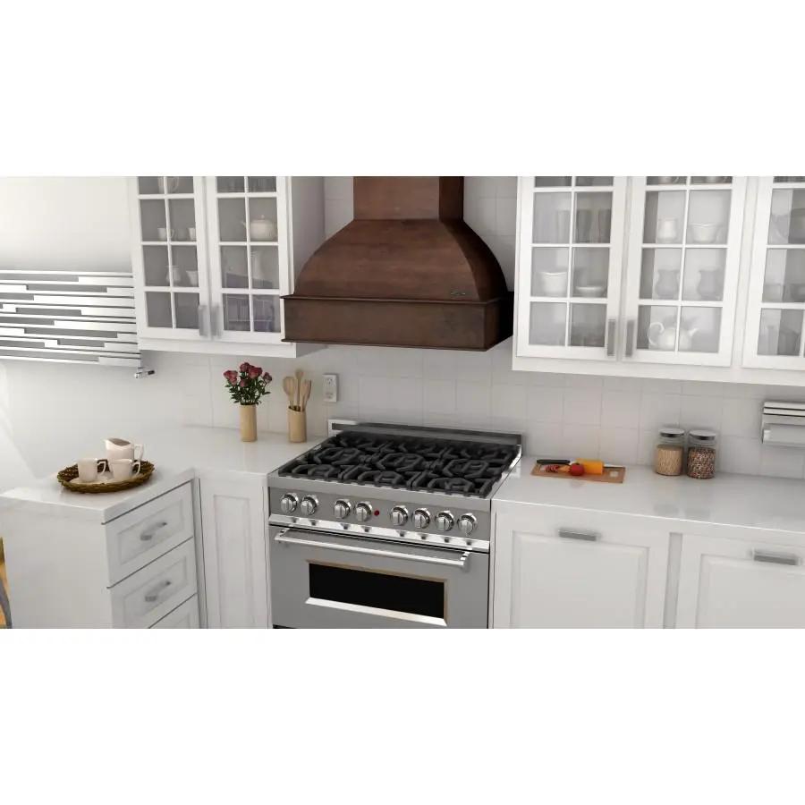 ZLINE 30" Wooden Wall Range Hood, Hamilton, Remote Motor, 369WH-RD-30 by Farmhouse Kitchen and Bath