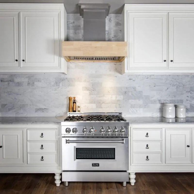 ZLINE 30" Remote Blower Wooden Wall Range Hood, 681M-RD-30 by Farmhouse Kitchen and Bath