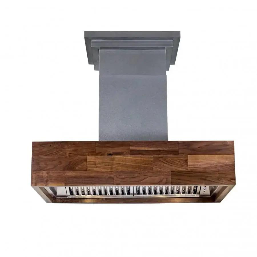 ZLINE 30" Wooden Wall Mount Range Hood Butcher Block, 681W-30 by Farmhouse Kitchen and Bath