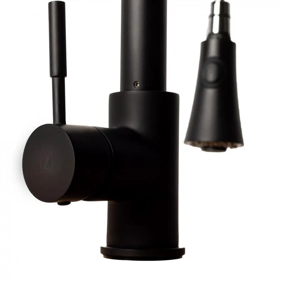 ZLINE Edison Kitchen Faucet, EDS-KF-MB by Farmhouse Kitchen and Bath