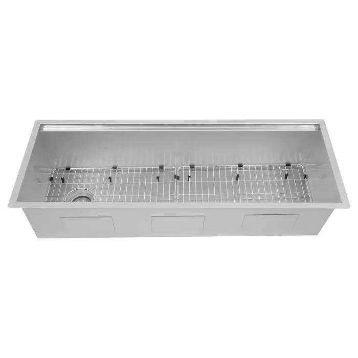 ZLINE Garmisch 45" Undermount Single Bowl, DuraSnow Stainless, SLS-45S by Farmhouse Kitchen and Bath