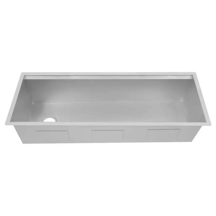 ZLINE Garmisch 45" Undermount Single Bowl, DuraSnow Stainless, SLS-45S by Farmhouse Kitchen and Bath