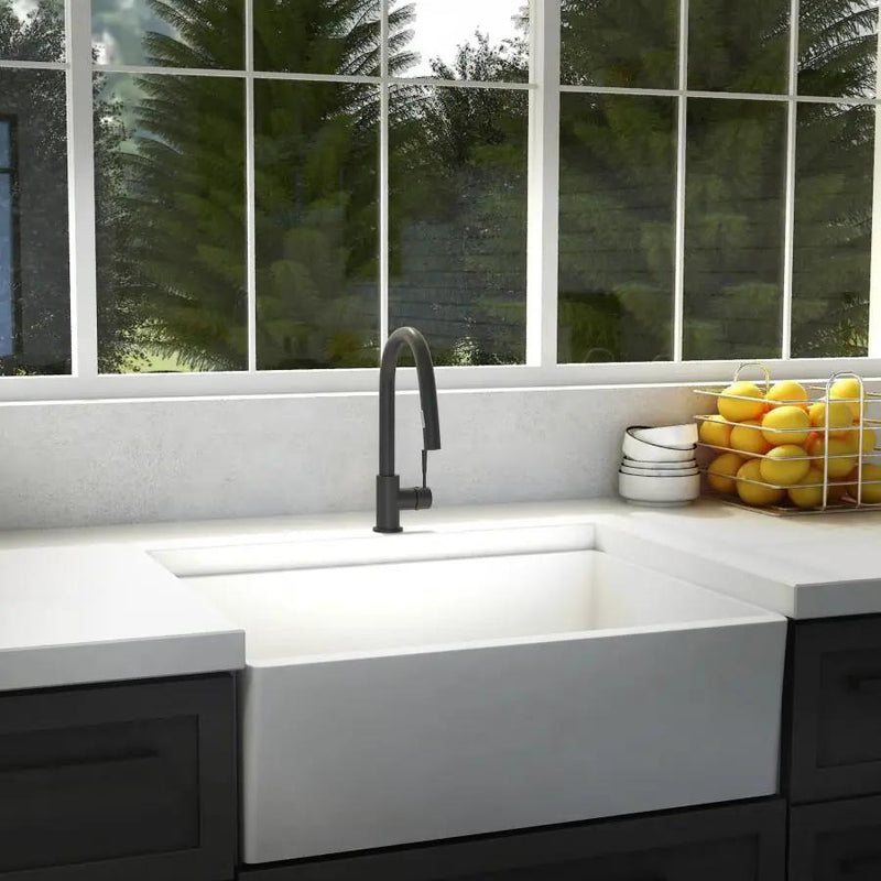 ZLINE Gemini Kitchen Faucet, GEM-KF-MB by Farmhouse Kitchen and Bath