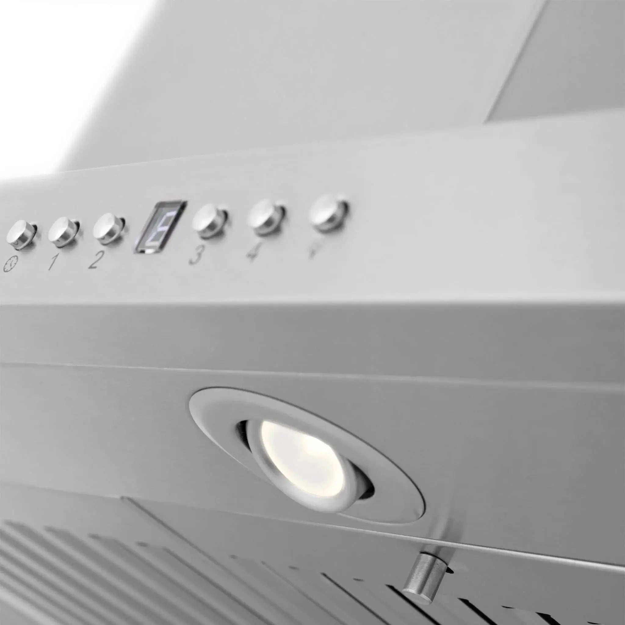 Zline Island Mount Range Hood in Stainless Steel with Built-in ZLINE CrownSound™ Bluetooth Speakers GL2iCRN-BT-48 by Farmhouse Kitchen and Bath