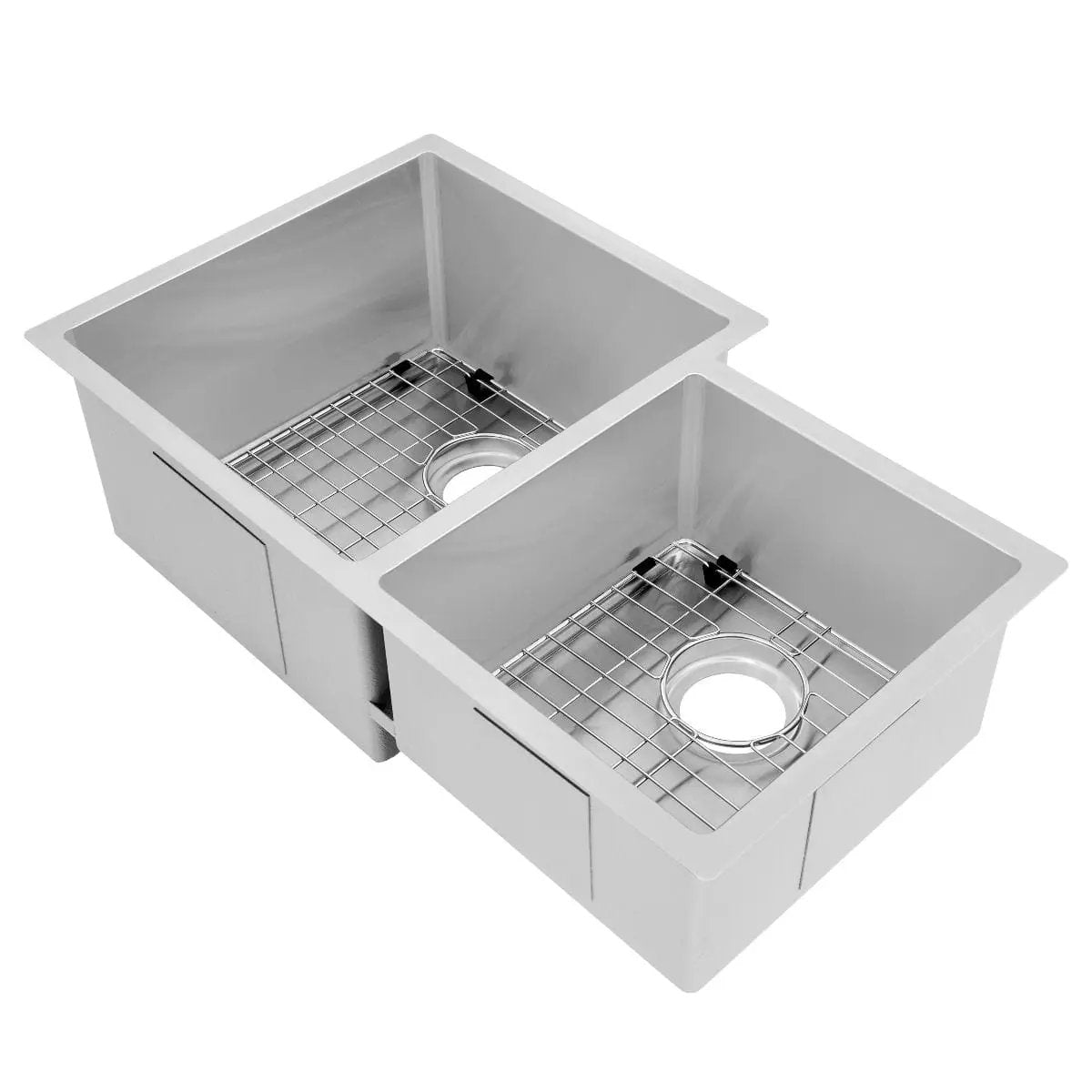 ZLINE Jackson 32" Undermount Double Bowl Sink In Stainless Steel, SRDR-32 by Farmhouse Kitchen and Bath