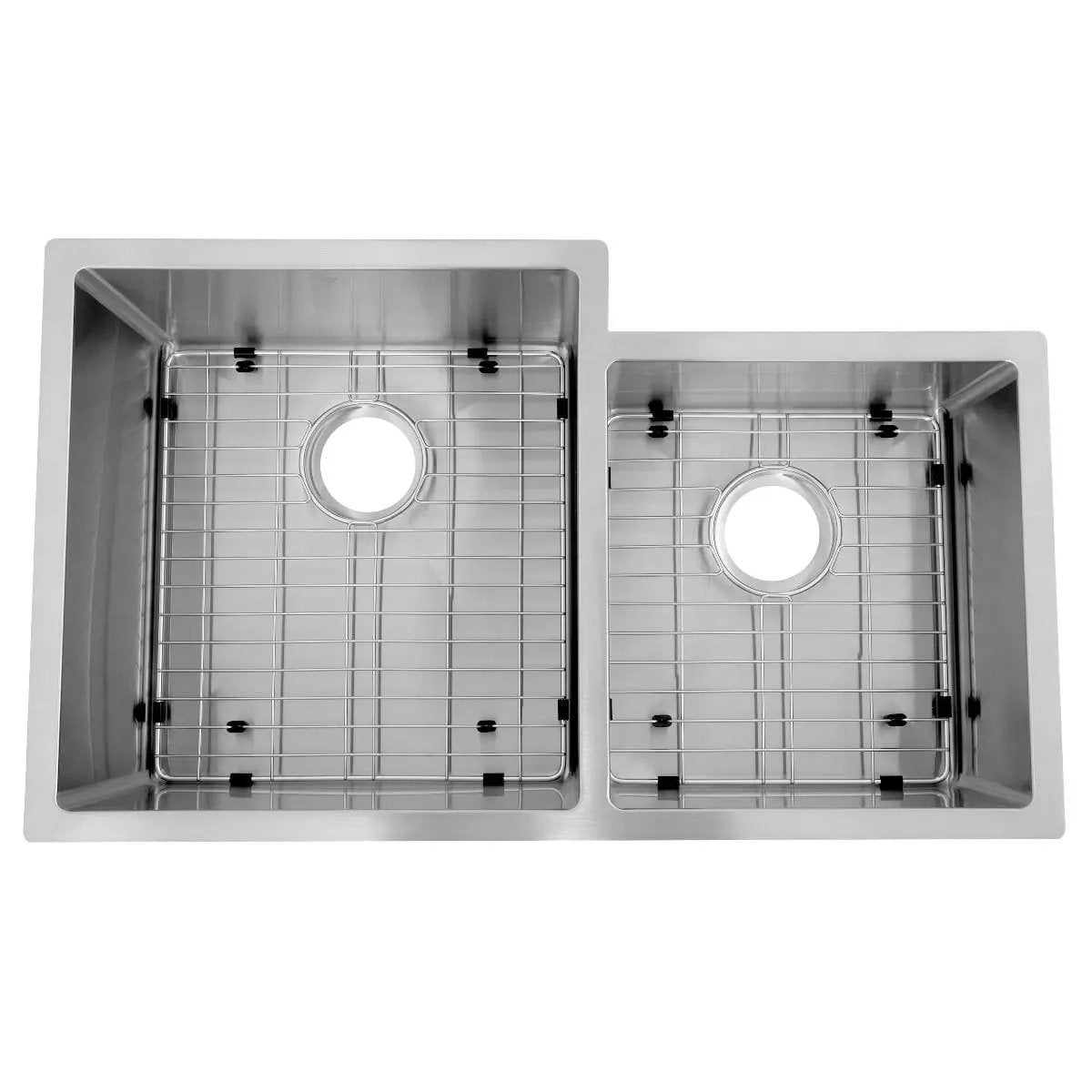 ZLINE Jackson 32" Undermount Double Bowl Sink In Stainless Steel, SRDR-32 by Farmhouse Kitchen and Bath