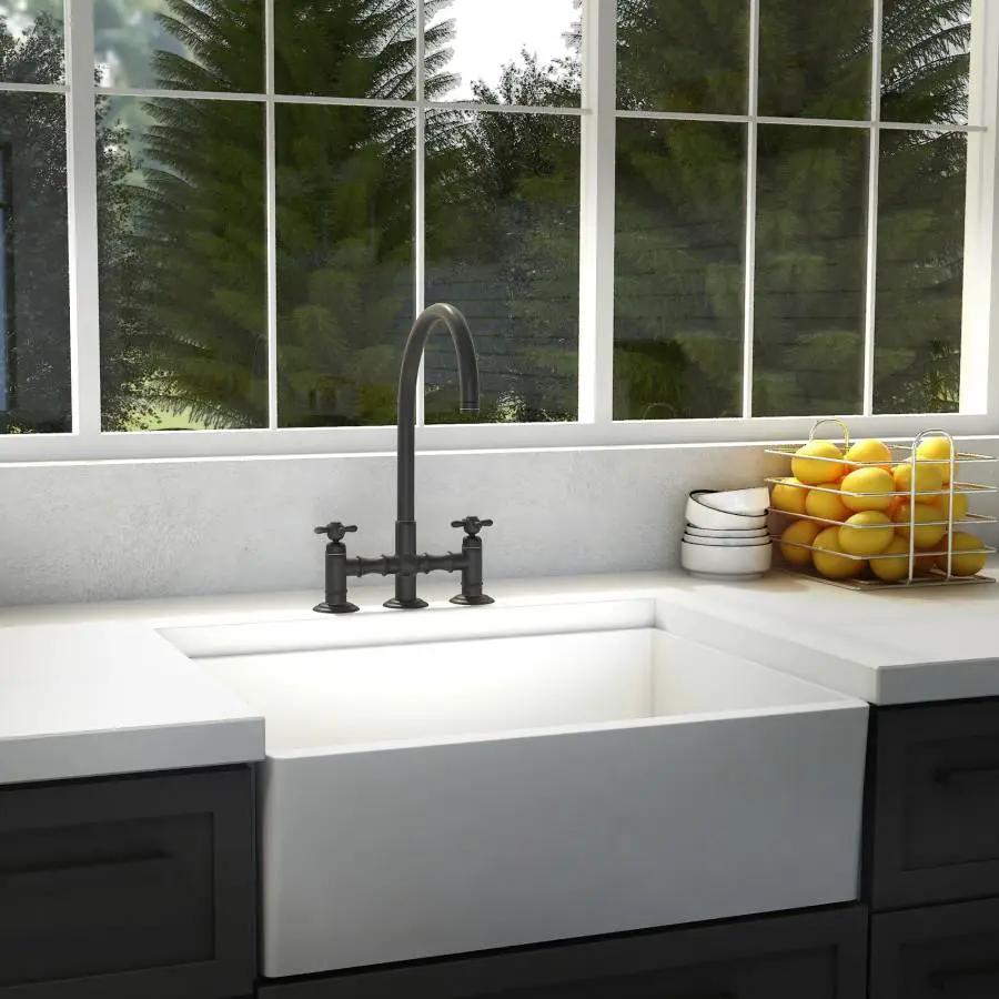 ZLINE Mona Kitchen Faucet, MNA-KF-ORB by Farmhouse Kitchen and Bath