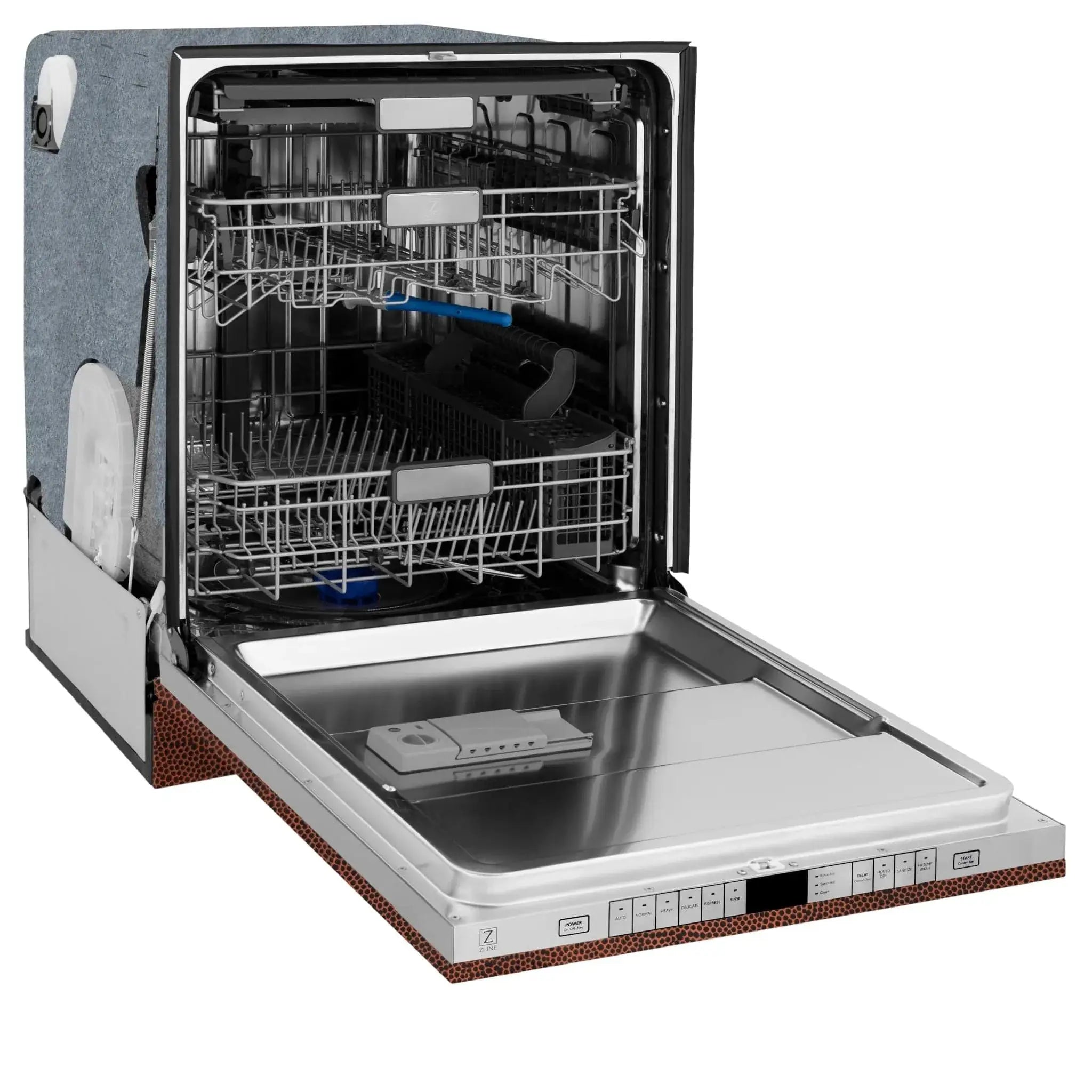 ZLINE Monument 24" Hand Hammered Dishwasher DWMT-HH-24 by Farmhouse Kitchen and Bath