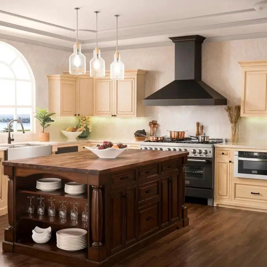 ZLINE 48" Oil-Rubbed Bronze Wall Range Hood, 8667B-48 by Farmhouse Kitchen and Bath