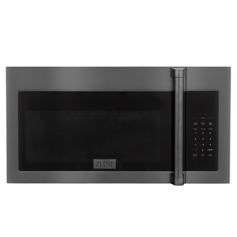 ZLINE Over Range Microwave, Black Stainless MWO-OTR-H-30-BS by Farmhouse Kitchen and Bath