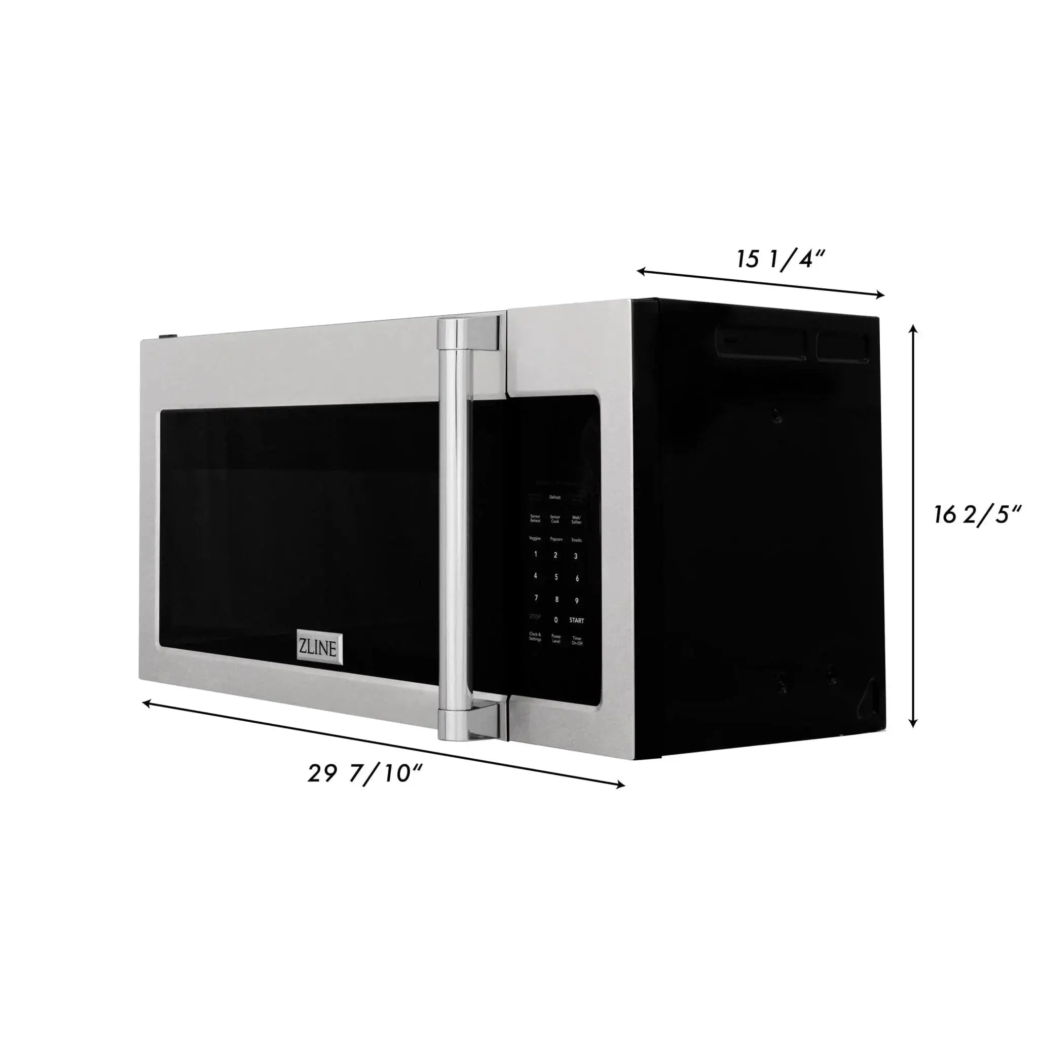 ZLINE Over Range Microwave Oven, Stainless Steel, MWO-OTR-H-30-SS by Farmhouse Kitchen and Bath