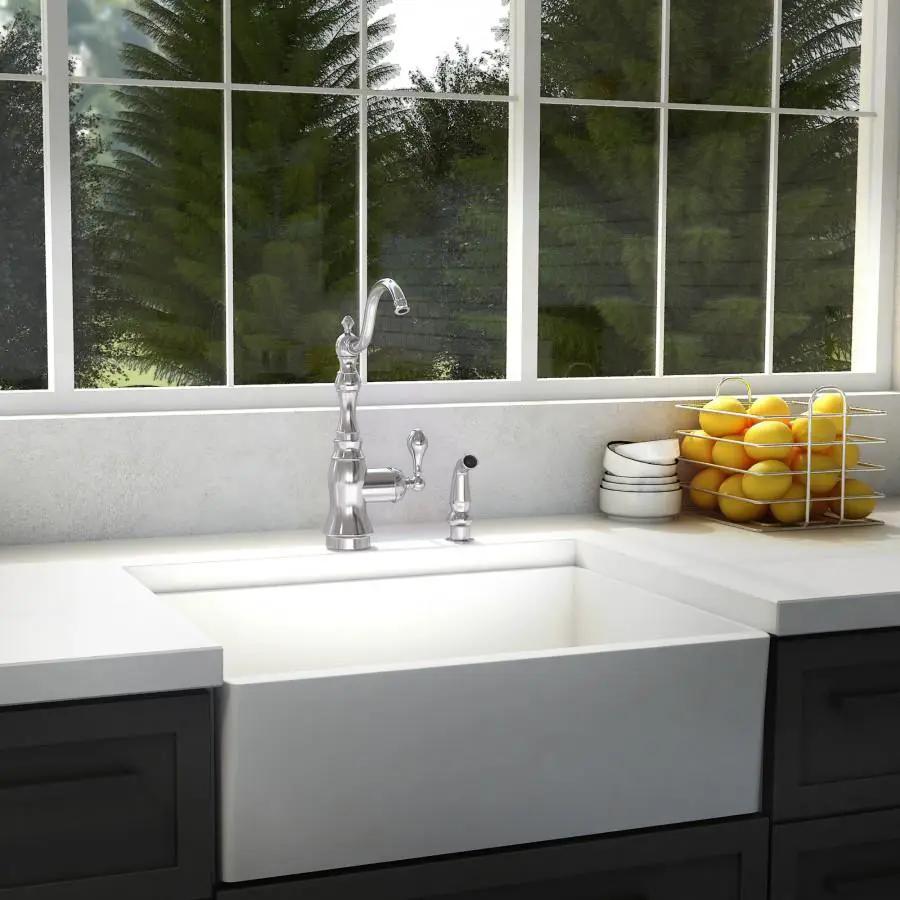ZLINE Rembrandt Kitchen Faucet, REM-KF-CH by Farmhouse Kitchen and Bath