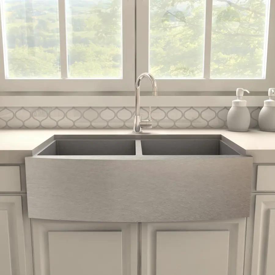ZLINE Renoir Kitchen Faucet in Chrome, REN-KF-CH by Farmhouse Kitchen and Bath