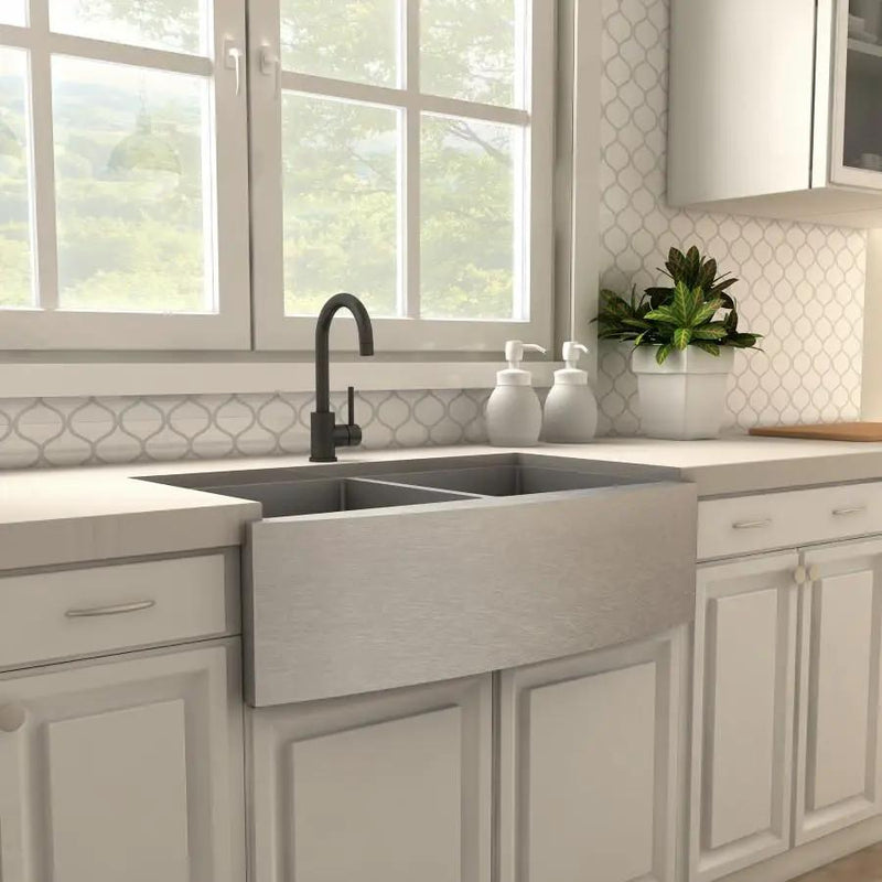 ZLINE Renoir Kitchen Faucet in Electric Matte Black, REN-KF-MB by Farmhouse Kitchen and Bath