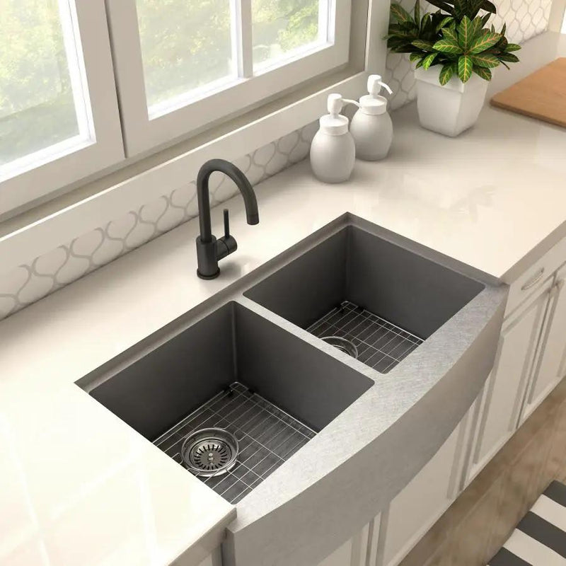 ZLINE Renoir Kitchen Faucet in Electric Matte Black, REN-KF-MB by Farmhouse Kitchen and Bath