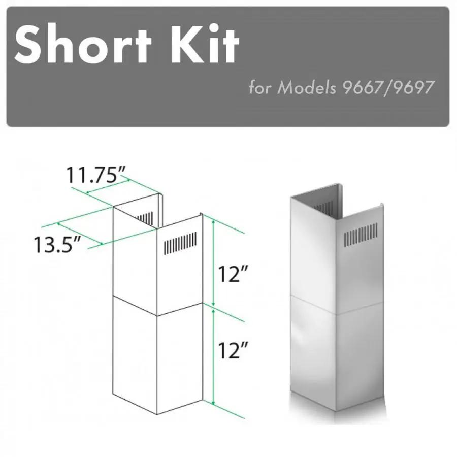 ZLINE Short Kit for 8' Ceilings, SK-9667/9697 by Farmhouse Kitchen and Bath