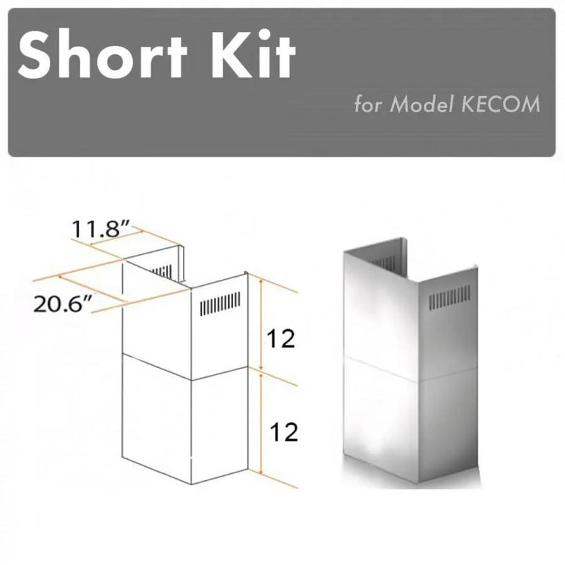 ZLINE Short Kit for 8' Ceilings, SK-KECOM by Farmhouse Kitchen and Bath