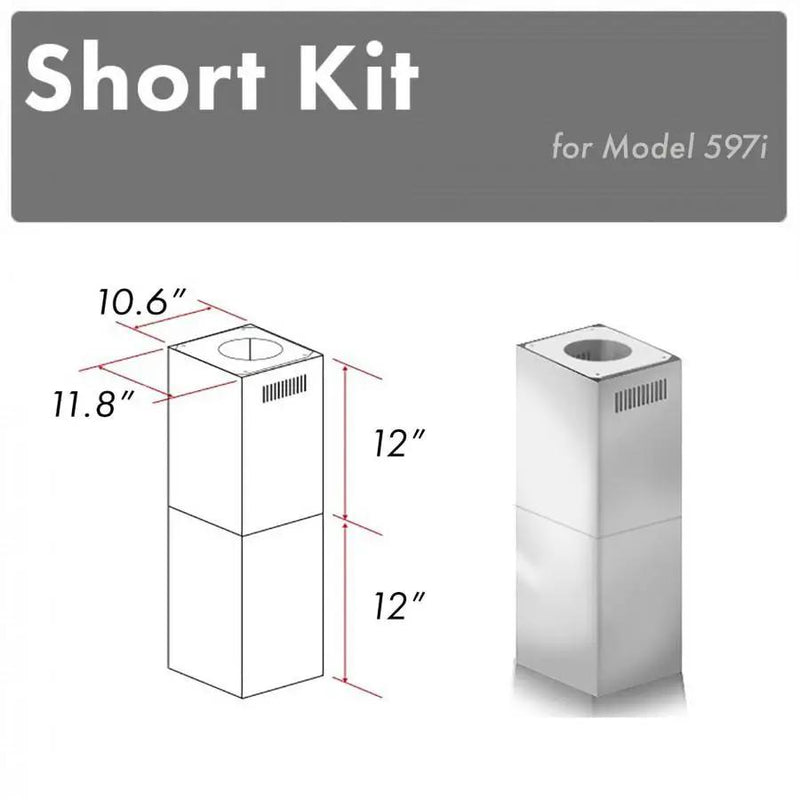 ZLINE Short Kit for Ceilings Under 8' ISLAND, SK-597i by Farmhouse Kitchen and Bath