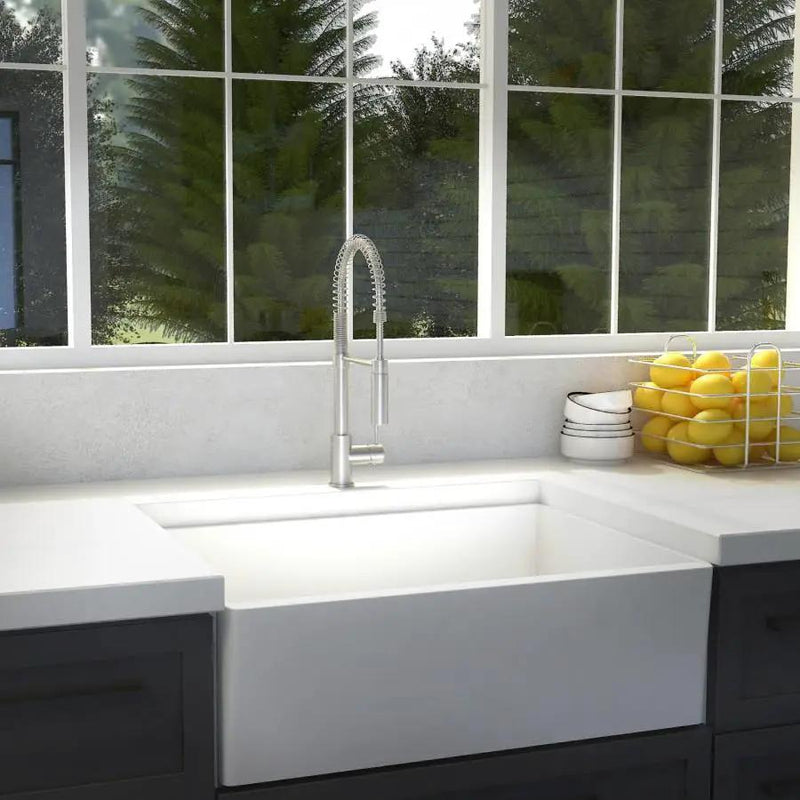 ZLINE Sierra Kitchen Faucet, SRA-KF-BN by Farmhouse Kitchen and Bath