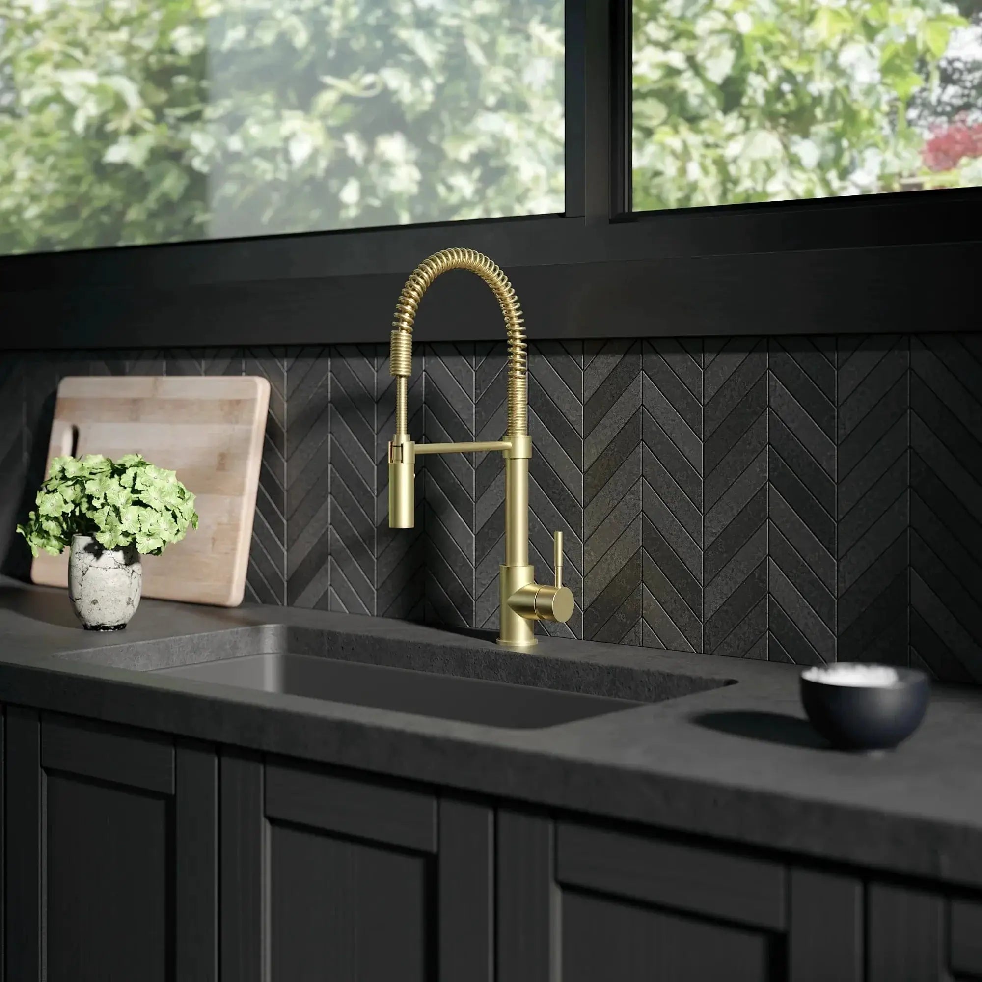 ZLINE Sierra Kitchen Faucet, SRA-KF-CB by Farmhouse Kitchen and Bath