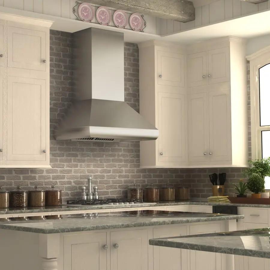 ZLINE 36" Remote Dual Blower Stainless Wall Range Hood, 587-RD-36 by Farmhouse Kitchen and Bath