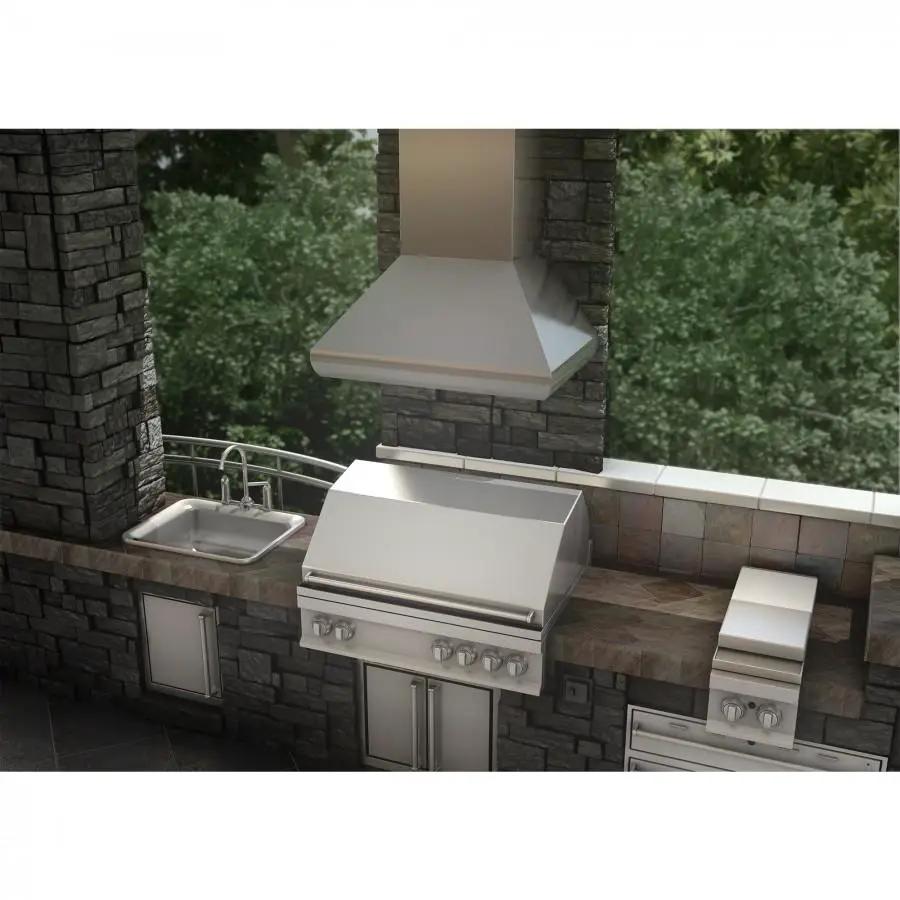 ZLINE 30" Outdoor Stainless Steel Wall Range Hood, 687-304-30 by Farmhouse Kitchen and Bath