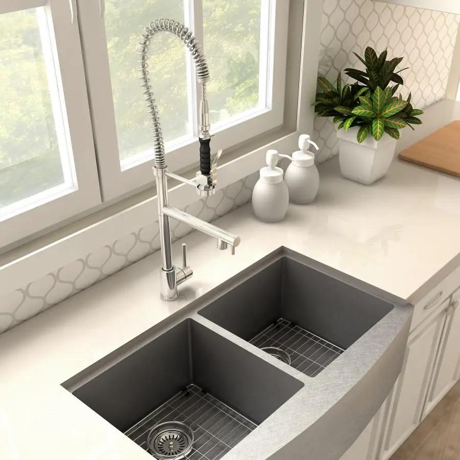 ZLINE Van Gogh Kitchen Faucet in Chrome, VNG-KF-CH by Farmhouse Kitchen and Bath