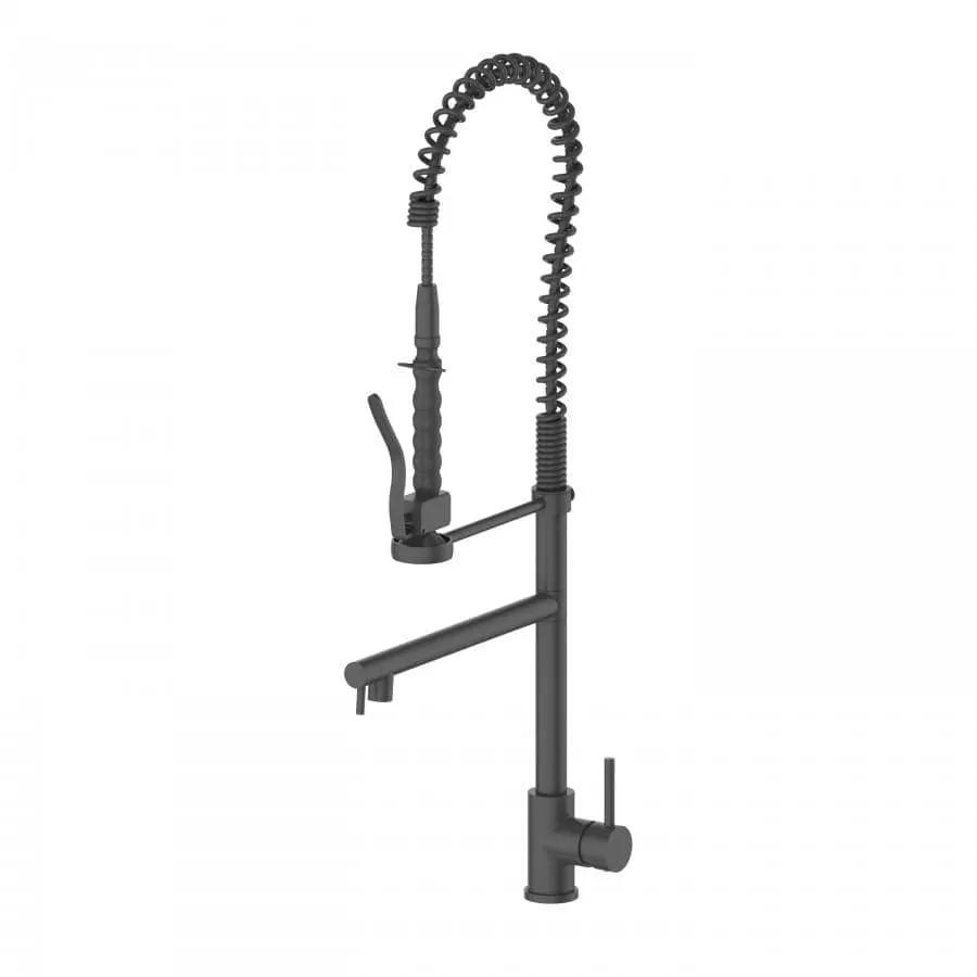 ZLINE Van Gogh Kitchen Faucet in Electric Matte Black, VNG-KF-MB by Farmhouse Kitchen and Bath