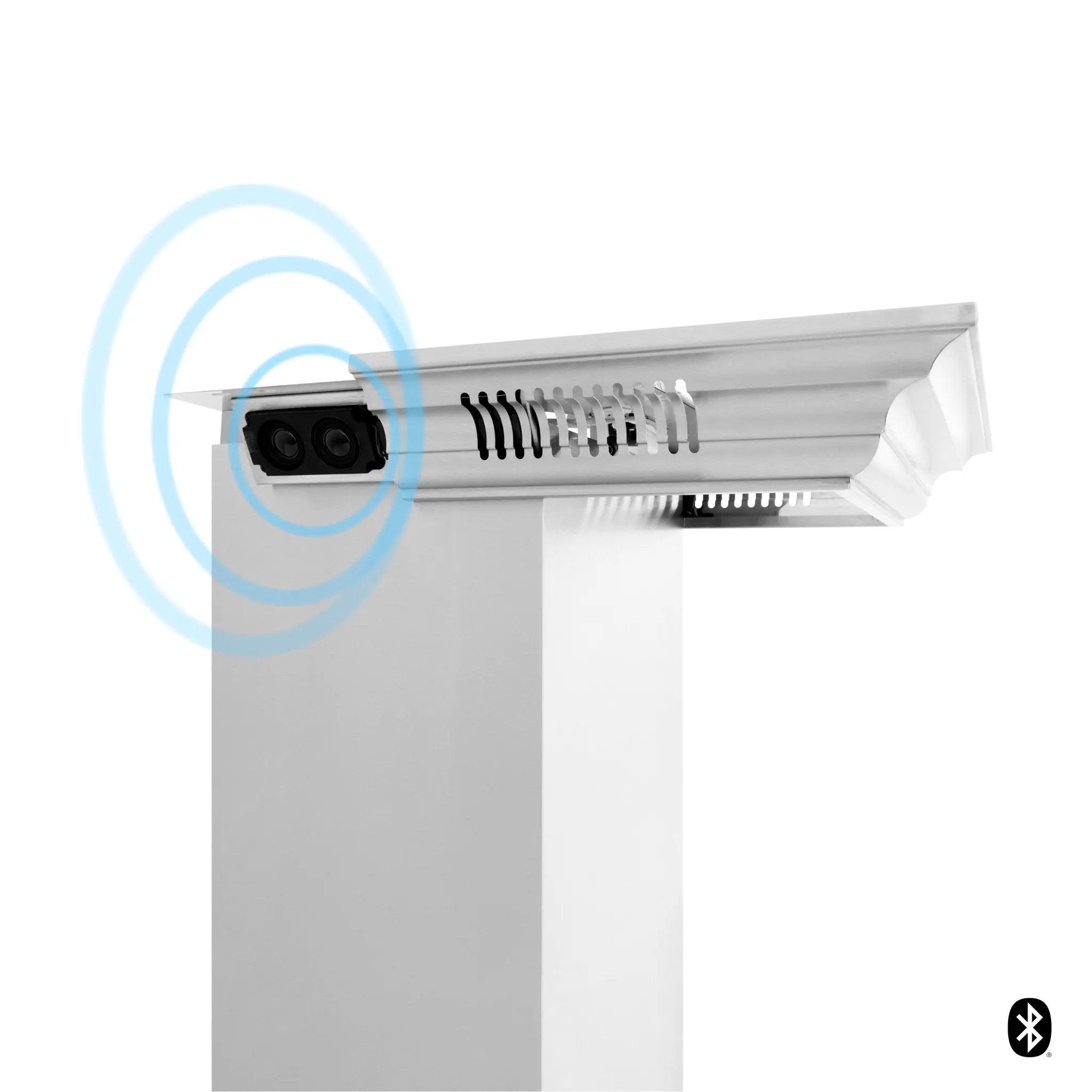 ZLINE WM RH StainlessSteelBuilt-in CrownSound™ BT Speakers KN4CRN-BT-42 by Farmhouse Kitchen and Bath