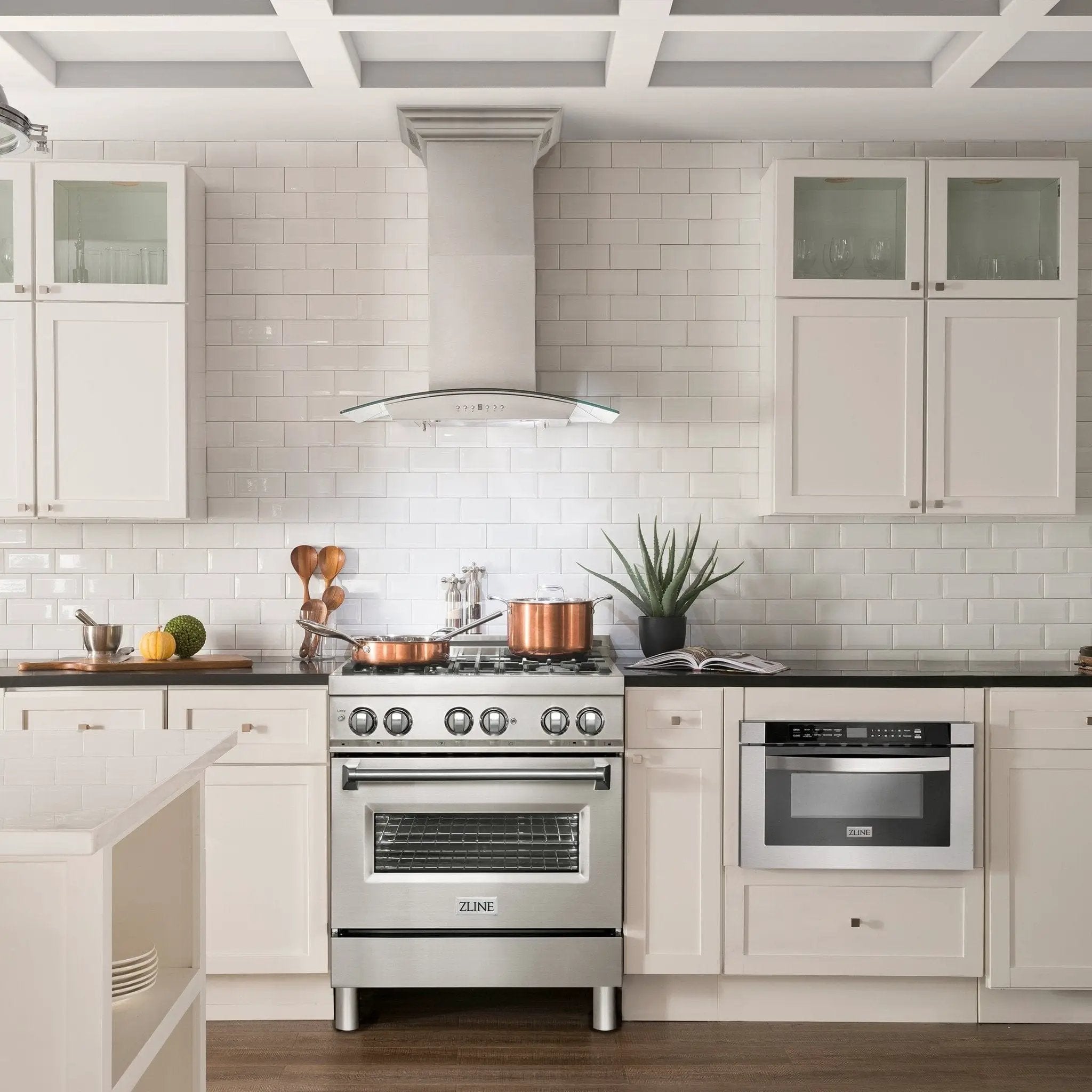 ZLINE WM RH StainlessSteelBuilt-in CrownSound™ BT Speakers KN4CRN-BT-42 by Farmhouse Kitchen and Bath