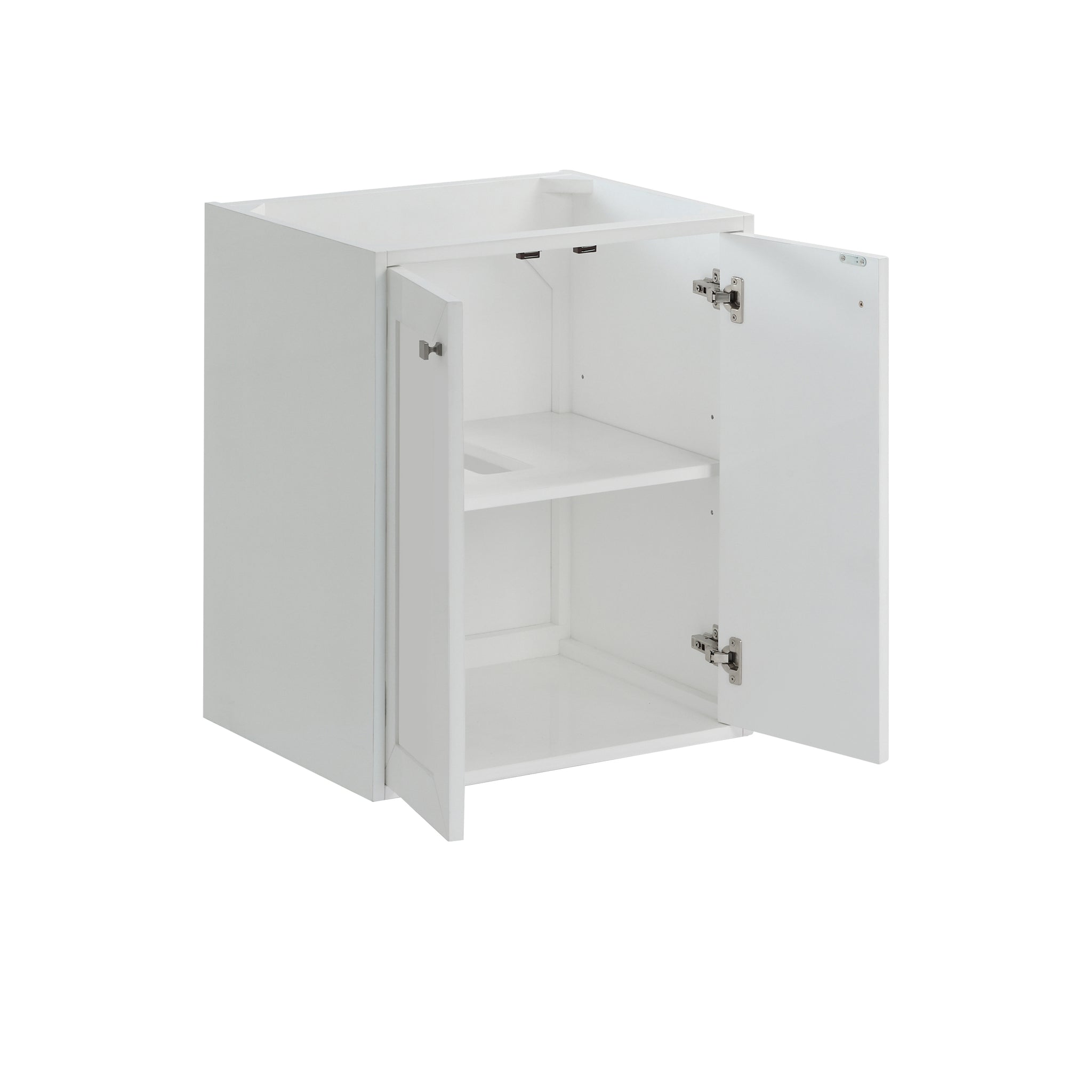 James Martin Chianti 24" Floating Single Vanity Cabinet, Glossy White, view 3
