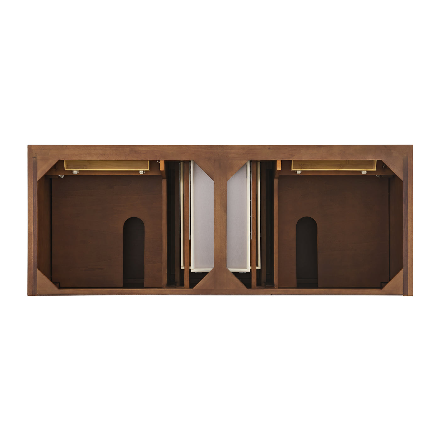 James Martin Lorelai 60" Double Bathroom Vanity, Mid-Century Walnut, view 21