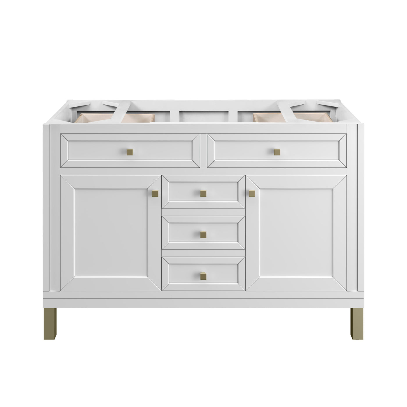 James Martin Chicago 48" Single Bathroom Vanity, Glossy White, view 23