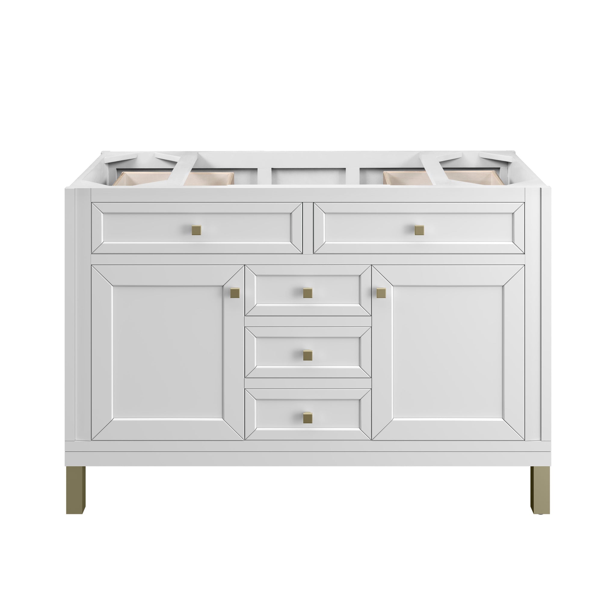 James Martin Chicago 48" Single Vanity Cabinet, Glossy White, view 4