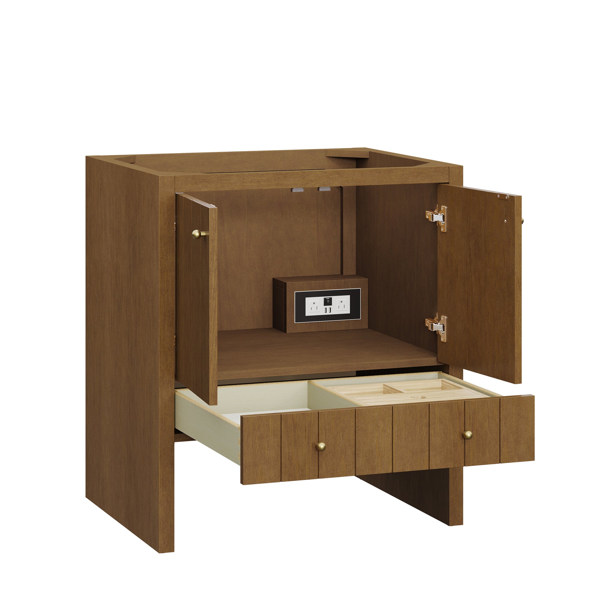 James Martin Hudson 30" Single Bathroom Vanity, Honey Oak, view 17