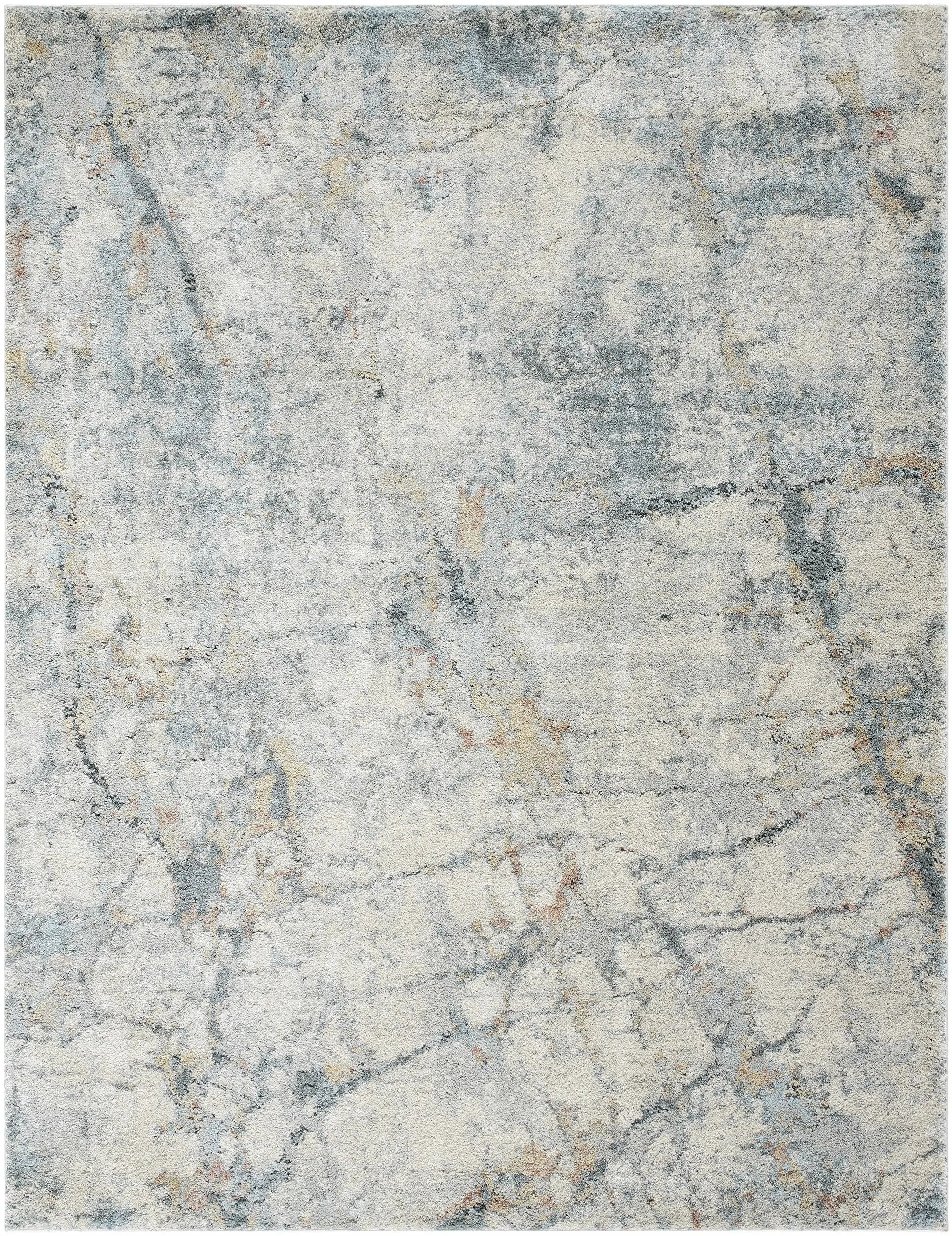 Urowo Blue Thick Luxe Rug by Boutique Rugs