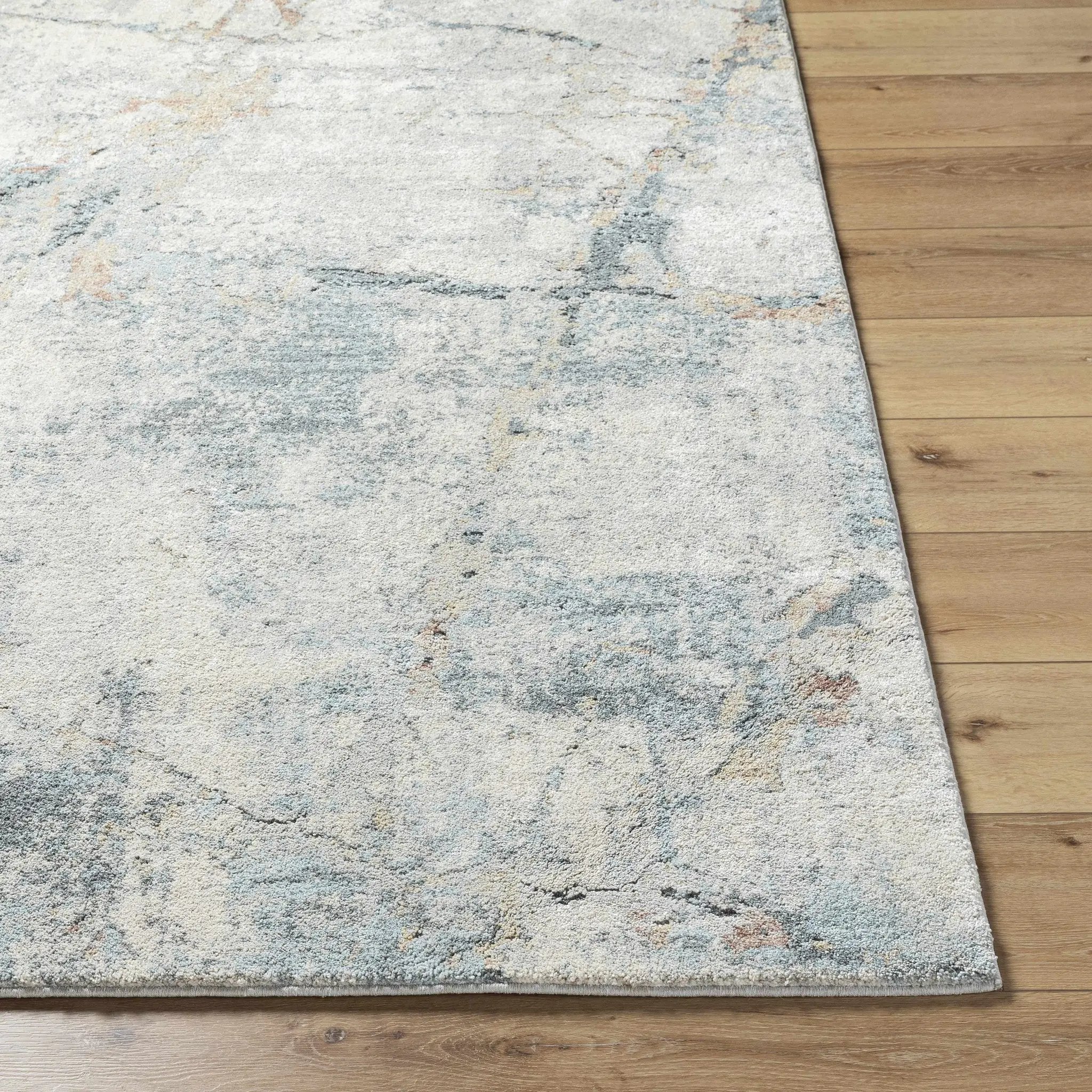 Urowo Blue Thick Luxe Rug by Boutique Rugs