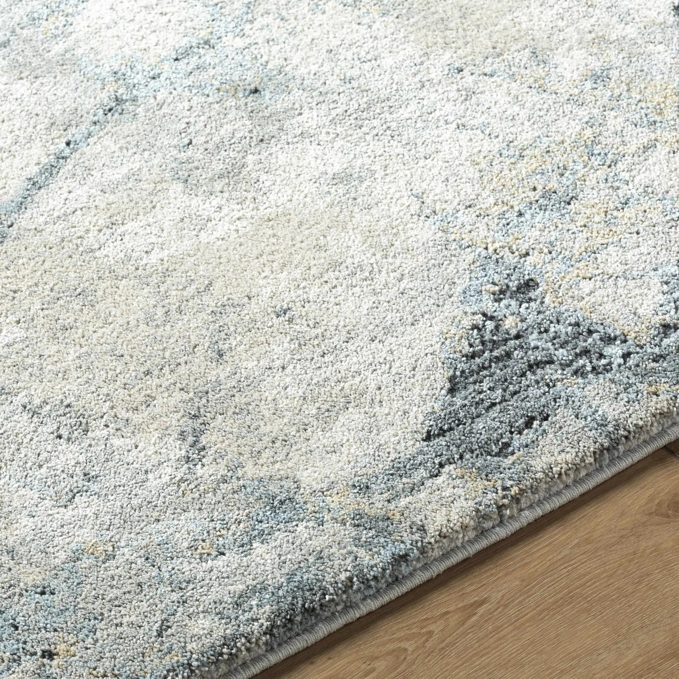 Urowo Light Gray Thick Luxe Rug by Boutique Rugs