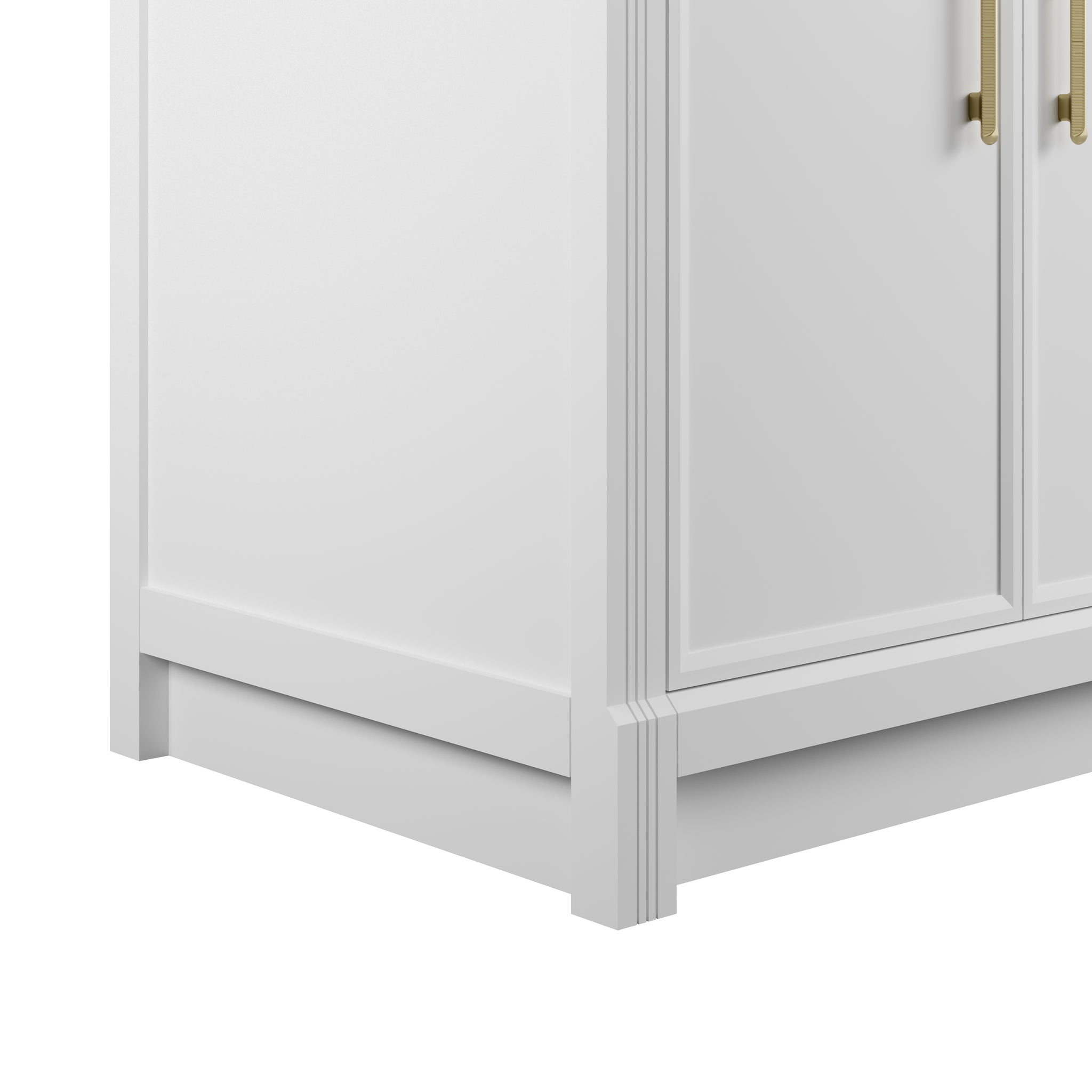 James Martin Bellshire 72" Double Bathroom Vanity, Bright White, view 23