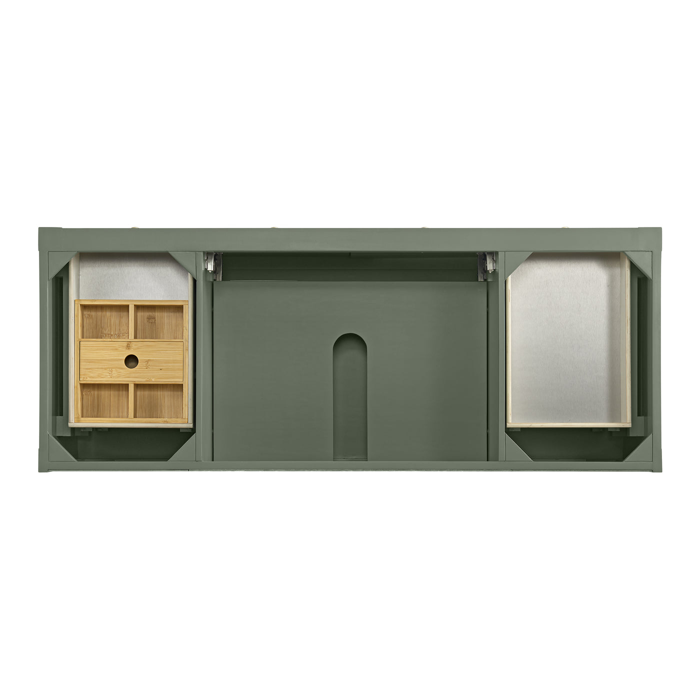 James Martin Breckenridge 60" Single Bathroom Vanity, Smokey Celadon, view 16
