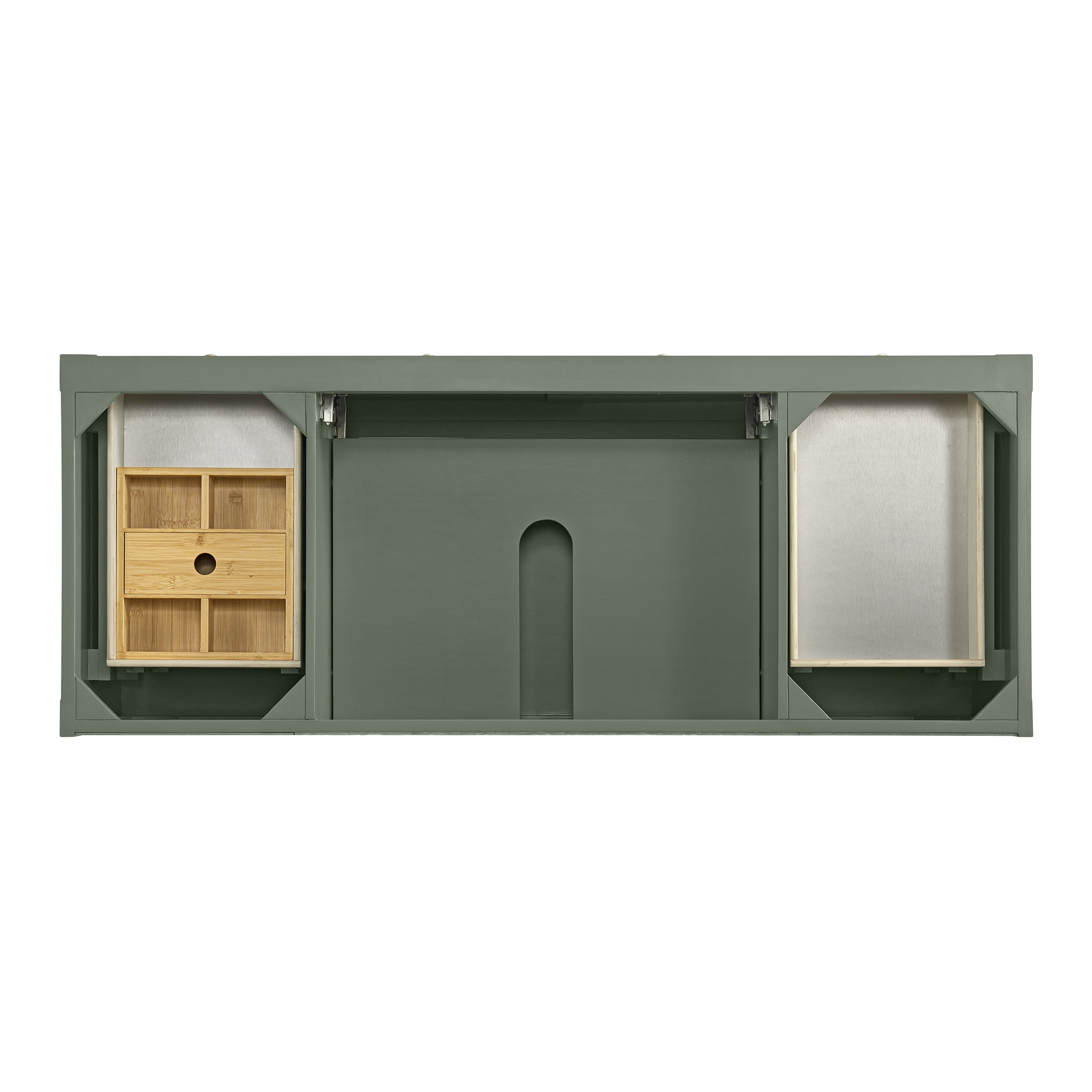 James Martin Breckenridge 60" Single Bathroom Vanity, Smokey Celadon, view 16