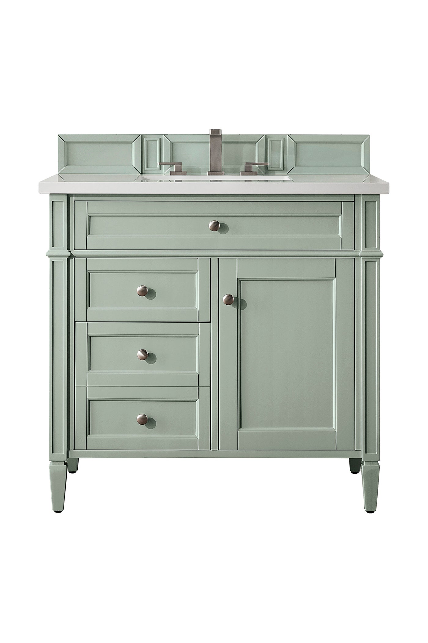 James Martin Brittany 36" Single Bathroom Vanity, Sage Green, view 14
