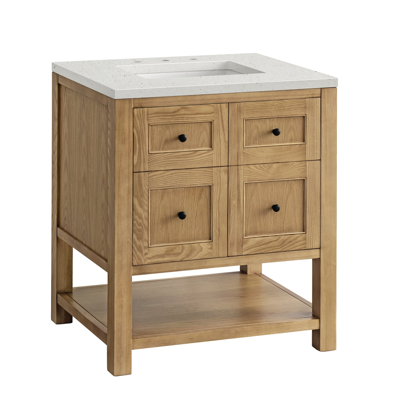 James Martin Breckenridge 30" Single Bathroom Vanity, Light Natural Oak, view 25